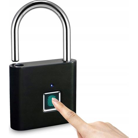 KI-Fingerabdruck-Vorhängeschloss – Das beste, robuste und intelligente Smart Lock von ITIMPORT (1/5)