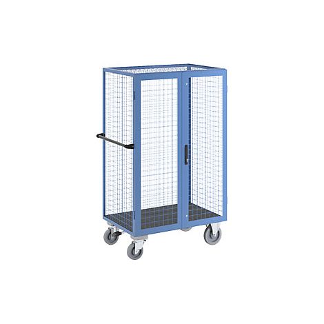 eurokraft pro  Carrello a ripiani  porta a doppia anta e