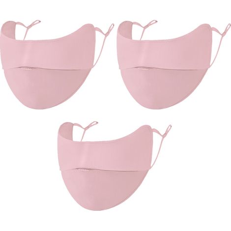 Masque Solaire - Protection UV Et Anti-Poussière - Tissu Respirant Séchage Rapide - Pour Conduite Cyclisme Jardinage - Lot De 3 (1/5)