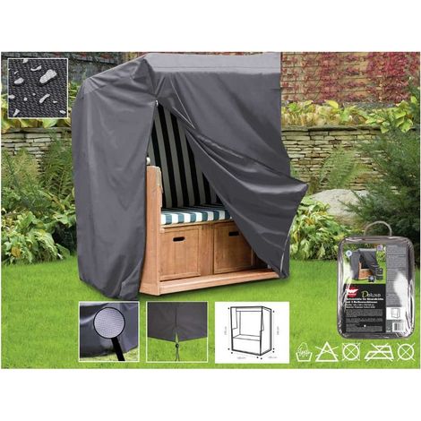 Housse de Protection Fauteuil de Plage Imperméable et Résistante en Polyéthylène