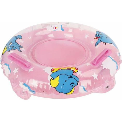 Anneau de Natation pour Bébé Bateau Gonflable pour Enfants Siège Jouets de Natation pour Enfants, 1-5 Ans,rose (1/5)