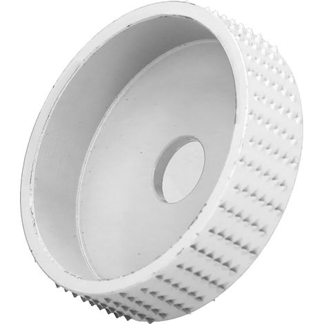 Winkelschleiferscheibe aus Metall zum Schnitzen, Polieren und Schleifen von Holz, Silber (1/5)
