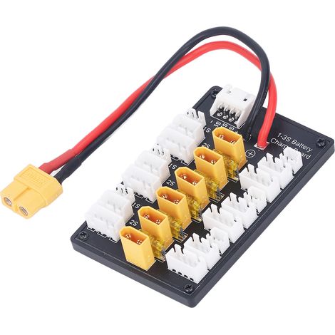 Adaptateur d'extension de chargeur d'équilibrage de batterie 1-3S avec connecteur XT pour charge parallèle (1/5)
