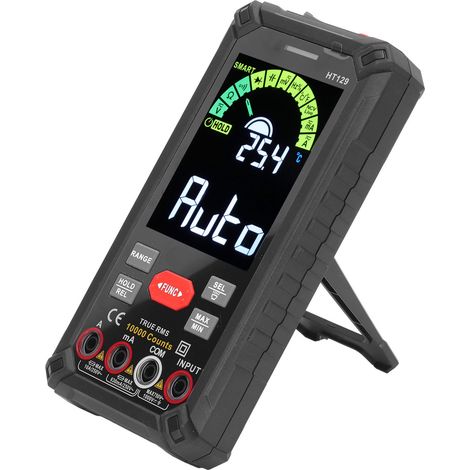 Multimètre numérique intelligent haute précision grand écran, testeur de fréquences (ohm, volt, ampère). (1/5)