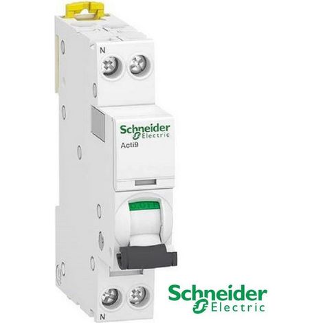 Disjoncteur 1p + n 32A - courbe C - peignable Schneider 4.5kA