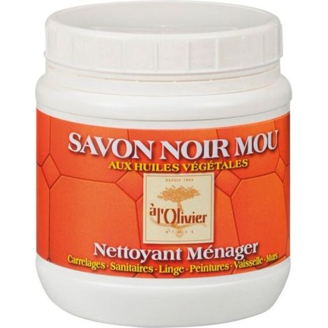 Savon Noir - 750 G - Nettoyant Ménager À Base D'huiles Végétales - Sans Rinçage - Pour Sols Faïence Céramique Marbre Granit Sanitaires Et Linge (1/3)