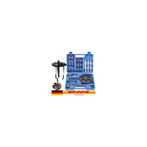 1 Kit extracteur de roulements, 6 tailles, acier allié, mandrin spécial, pour trou borgne, réparation vélo (1/5)