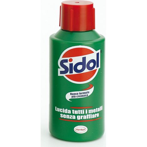 Sidol lucidante per metalli 75 ml non lascia graffi crema rame ottone argento escluso acciaio inox (1/2)