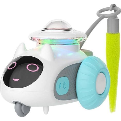 Jouet interactif pour chat avec accessoires mobiles, jeu d'activité électronique pour chat, idéal pour l'intérieur et l'extérieur. À la maison, dans la chambre. (1/5)