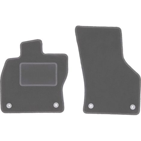Alfombrillas delanteras para Audi A3 8V hatchback de 5 puertas, cabrio (2012-), color grafito. (1/5)