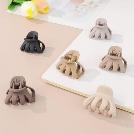 12 Petite Pince Cheveux Femme 4Cm Pieuvre Pince A Cheveux Mini Forte Pinces À Cheveux Accessoire Cheveux Pour Fille Femme (Couleur (1/5)