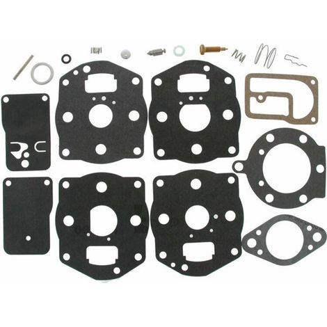Kit Réparation Carburateur Adaptable Pour Moteur Briggs & Stratton Modèles 400400 à 422700 (16 & 18 Ch., Twin). Remplace Origine (1/3)