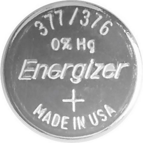 10PZ PILA SILVER OXIDE SPECIALISTICA BOTTONE 377/376 MD Ï mm. 6,8x2,6 h