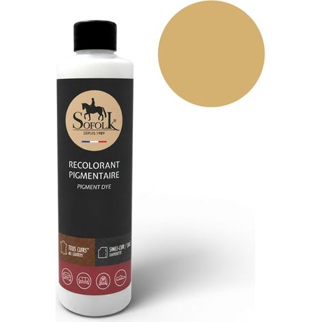 Peinture Cuir/Simili-Cuir (125ml, RAL 1002) - SOFOLK - Entretien pour Siège et Volant de Voiture, Canapé, Chaussure (1/5)