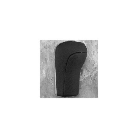 Juego de 2 pomos de palanca de cambios de cuero sintético para Avensis T25 MK2 II de 5 velocidades (2003-2009) - Crezuo