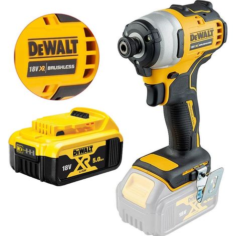 Dewalt DCF809N 18V Brushless Impact Driver & 5.0ah Battery (1/5)