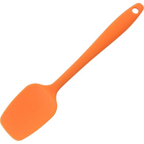 T-förmiger Silikonschaber – Hitzebeständig, komfortabler Griff, vielseitiges Küchenutensil für den Haushalt – Orange (1/5)