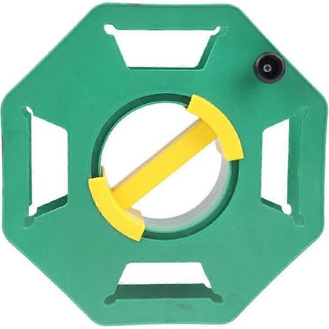 Enrouleur de câble portable en plastique - Enrouleur de rangement pour câbles avec enrouleur fermé, capacité de 34 mètres de câble de 10 mm² (1/5)