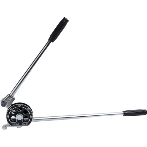Plieuse de tuyaux manuelle, alliage et acier de haute qualité, adaptée aux tuyaux de 5/8 pouce de diamètre, plie de 0 à 180 degrés, légère à 4,85 lbs, conçue pour une utilisation manuelle