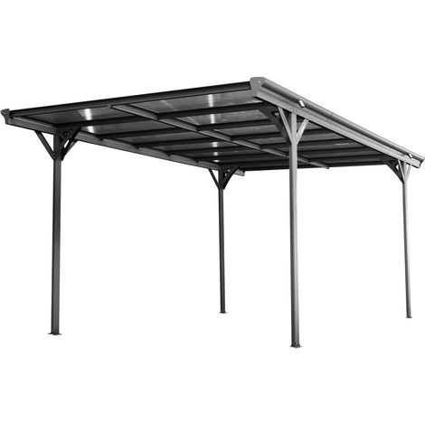 Carport mit Flachdach4 Pf osten305 x 503 x 207/232 cmBeschaffungsartikel (1/3)