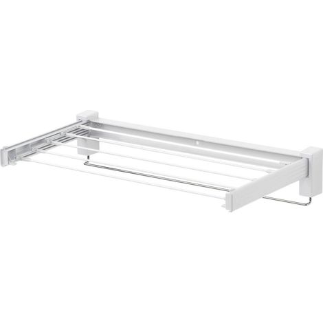 WENKO W schetrockner Butterfly, 3,50 m Trockenl nge, Wei , verchromtes Metall silber gl nzend, Kunststoff (ABS) wei