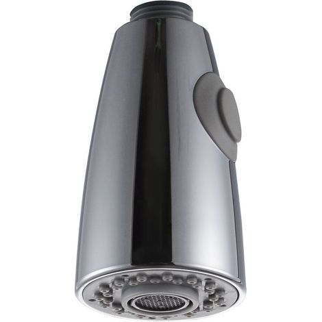 Deux Fonctions Robinet Cuisine Remplacement Extractible pour Douchette Evier Cuisine tête de pulvérisation en chrome 1/2 (1/5)