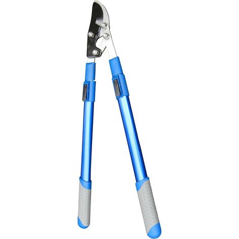 Combination Action Flat Cutter - Extends from 28" to 40" - Heat treated stainless steel blade - Aluminum handle - Soft Touch handle