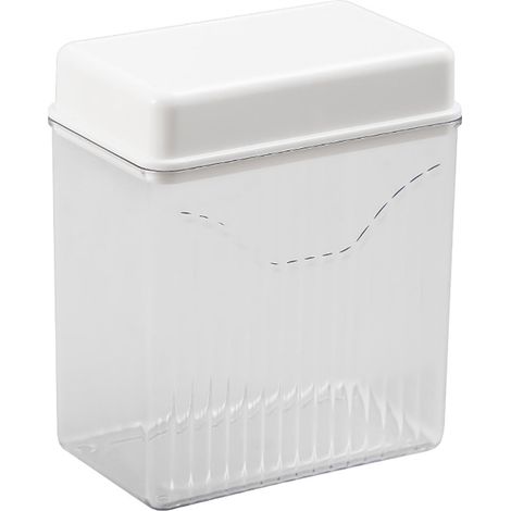 Boîte De Rangement Pour Glace - Boîte Transparente En PET Alimentaire - 13,4 x 11,4 cm - Avec Couvercle Étanche Et Fond Souple TPR - 1 Pièce (1/5)