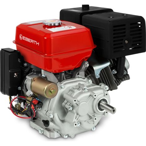 Motore a benzina 13CV 9,56kW con riduttore 2:1 albero Ø25mm avviamento elettrico kart - EBERTH (1/5)