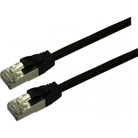 Câble CAT 6 RJ45 F/UTP - 3m Noir (1/3)