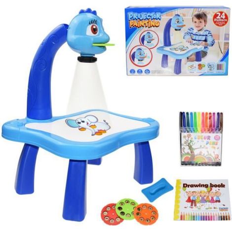 Projecteur De Dessin - Table À Dessin Avec Projection Pour Enfants - Idéal Apprentissage Dessin - 1 Pièce (1/4)