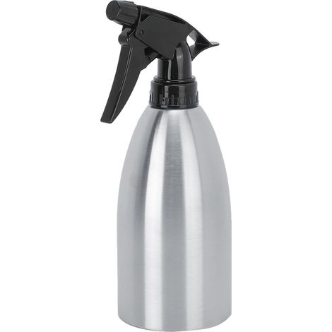 Pulvérisateur à main Acier inoxydable 500ml Buse réglable pour jardin cuisine barbecue ergonomique robuste facile à nettoyer (1/5)