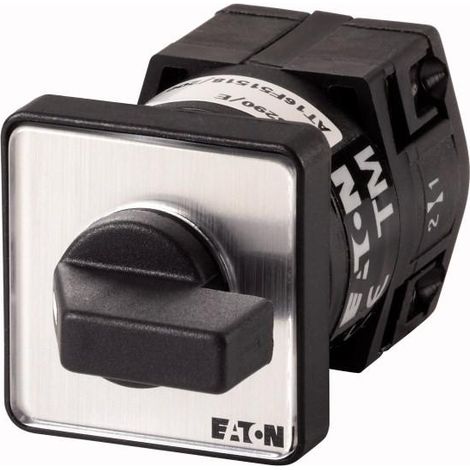 Inverseurs Contacts: 2 10 A plastron: 1-0-2 90 ° à accrochage Montage encastré EATON TM-1-8218/E