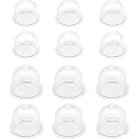 Blanche Pompe D'ampoule D'amorce 6pcs19 mm/6pcs22mm Tasse D'huile de Carburateur Capsule D'allumage Pompe à Carburant pour Tondeuse, Débroussailleuse, Scie à Essence, Tronçonneuse (1/5)