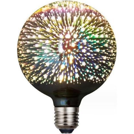 Ampoule LED E27 Décoration 3D (G125) Aspect Feux d'Artifice-7W - RWAmpoule LED E27 (1/3)