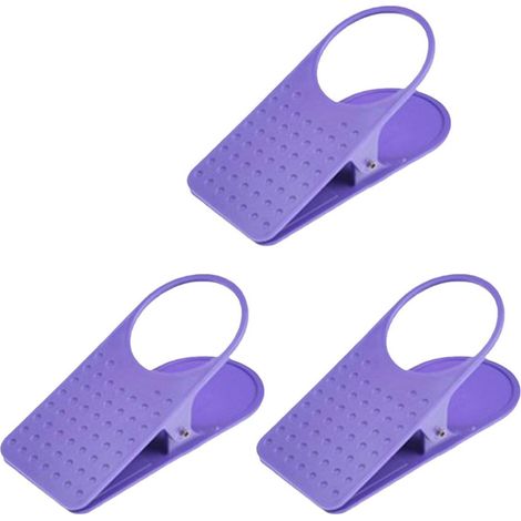 Ensemble de 3 pinces porte-gobelets pour table, bureau, ordinateur portable, porte-gobelet à café