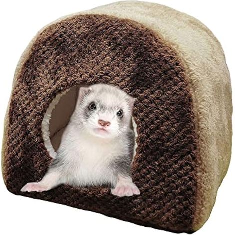 Lit confortable pour furet, cochon d'Inde, nichoir en polaire pour rat, chinchilla, écureuil, hérisson (1/5)