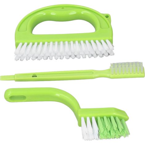 3 Brosses à Joints Rigides pour Carrelage - Nettoyage Salle de Bain et Cuisine - Outils pour Interstices et Lignes de Sol (1/5)