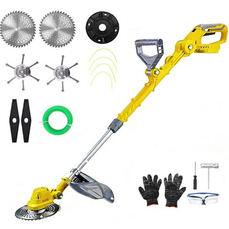 20V/18V Akku-Freischneider (Akku nicht enthalten) – 4-in-1-Unkrautmesser – mit Teleskopstiel (1/2)