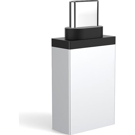 1 Adaptateur USB-C vers USB 3.0, Connecteur Type-C mâle, Vitesse 5Gb/s, Charge 3A, Pour PC et Clé USB (1/5)