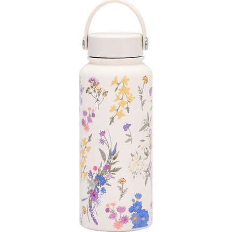 Nouvelle Bouteille d'Eau 2025 1L Isotherme Grande Capacité Sport pour Femme Portable Impression (1/5)