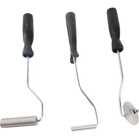 Ortviai Kit laminage fibre de verre 3 rouleaux aluminium outils résine composites projet moule