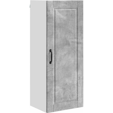 Maison Exclusive - Armadietto a muro PORTO Grigio cemento 40 x 31 x 100 cm