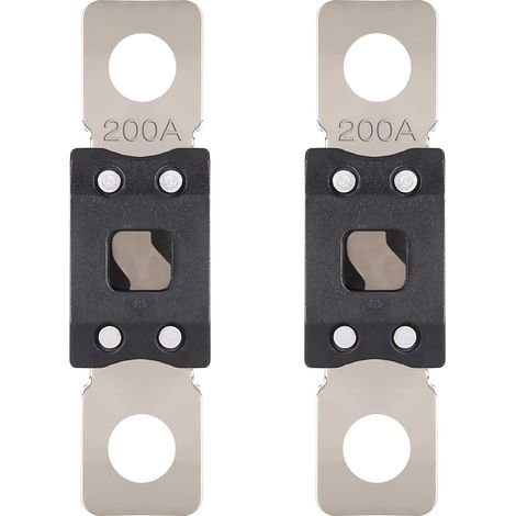 Mega Fuse 200A Mega Car Fuse 200 Amps Screw Fuses for High Current Auto for Caravans Truck Bus (2 Pieces) (1/4)