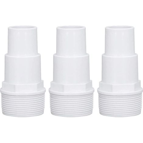 Adaptateur à Visser 1-1/2 - Raccord Tuyau Piscine - Emboîter Diam 32/38 Mm - Universel Accessoires Filtres Et Pompes De Piscine (Lot de 3) (1/5)
