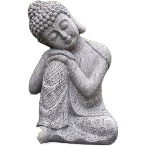 Statue décorative Bouddha couché, style chinois, décoration intérieure et jardin (1/4)