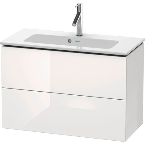 Duravit L-Cube mueble bajo lavabo suspendido, Compact, 2 cajones,
