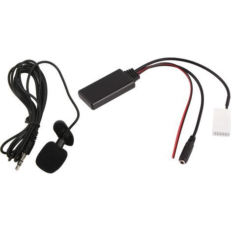 Adaptateur Bluetooth Musique Aux Audio Câble 12 Pin Radio RD4 Remplacement Citroën C2 C3 C4 C5 C6 C8 Avec Microphone (1/5)