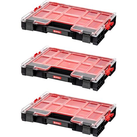 Qbrick System 3x PRO 200 Organizer 452 x 358 x 79 mm 6 l stapelbar IP54