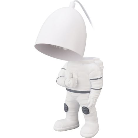Tischlampe mit Kerzenwärmer im Astronauten-Stil, dimmbar, für ätherische Öle, 110–220 V, EU-Stecker (1/5)